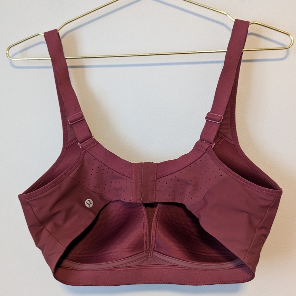 Lululemon Run Times Bra Bundle Of 2 Size 36D Mulled Wine Rover Grey LW2CQLS GUC - Picture 12 of 14